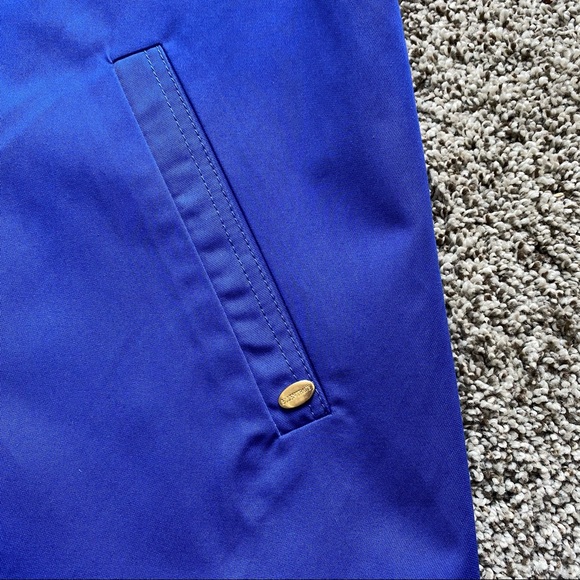 Ellen Tracy royal blue rain coat jacket XS - Picture 7 of 9
